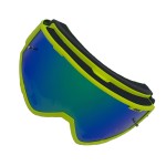 Ski, snowboard, motorcycling, cycling goggles, unisex, green frame, multicolor lens, O22GM